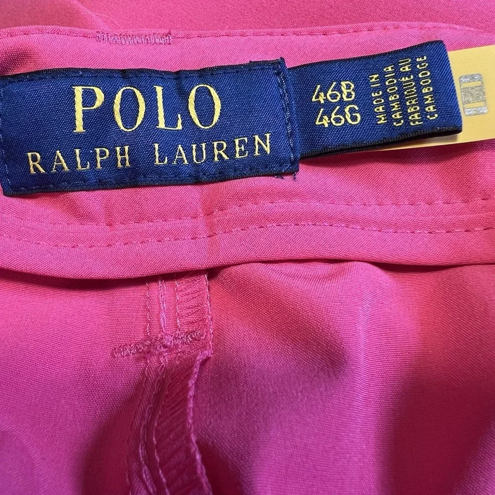 Polo RALPH LAUREN Men's NWT Classic  Stretch Performance Golf Shorts 46B Pink